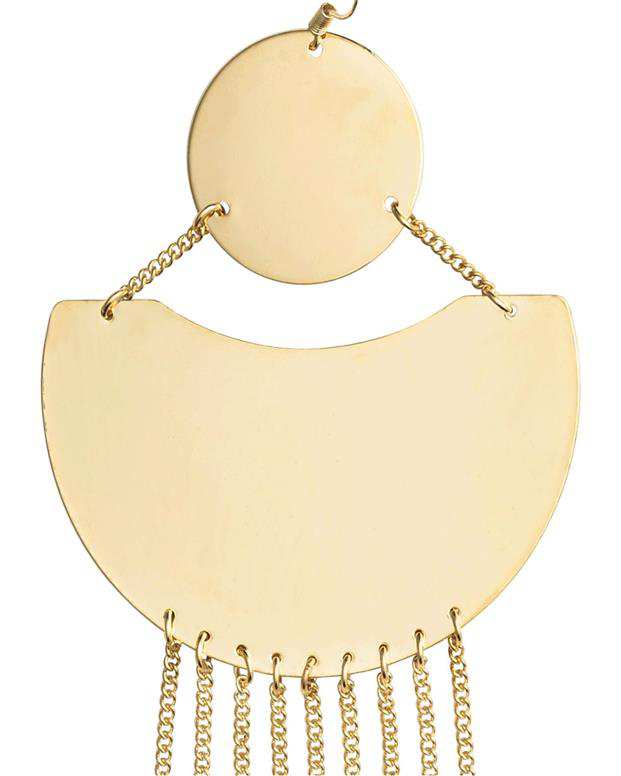 گوشواره آویز زنانه طلایی H&M