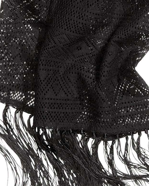 شال توری مشکی H&M