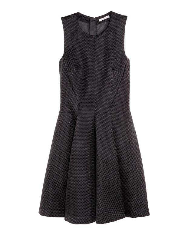 لباس مجلسی چهارخانه زنانه مشکی H&M