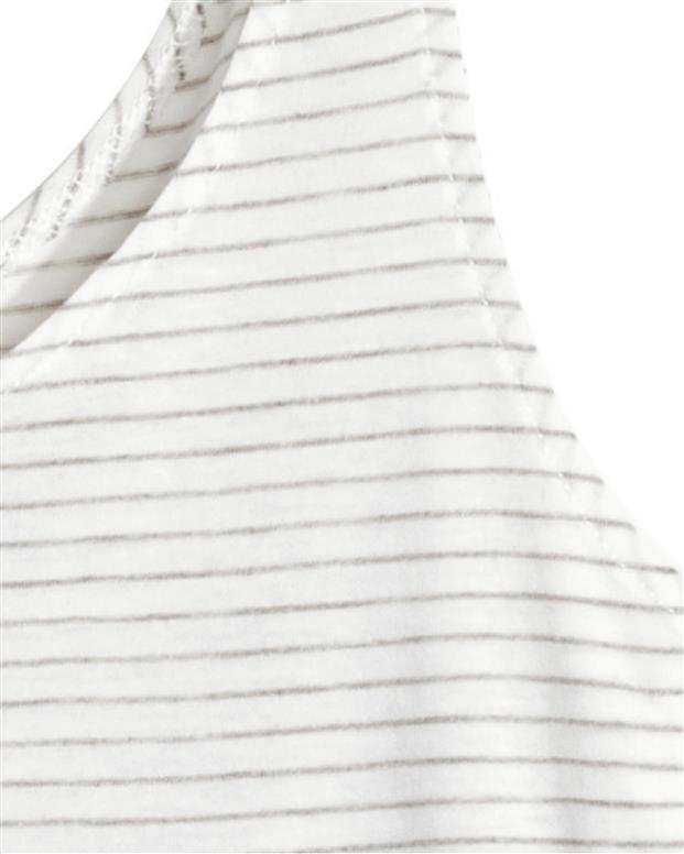 تاپ رکابی زنانه شیری طوسی H&M