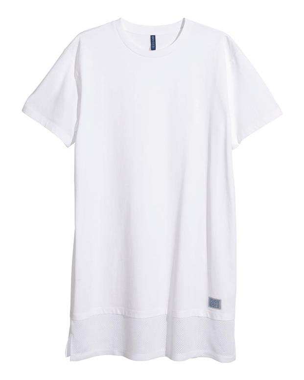 تی‌شرت مردانه سفید H&M