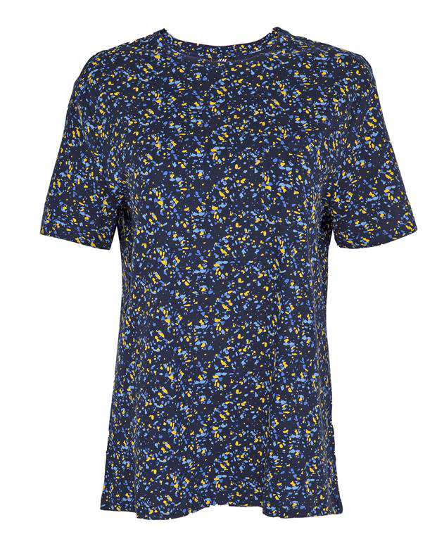 تی‌شرت نخی مردانه سرمه‌ای H&M