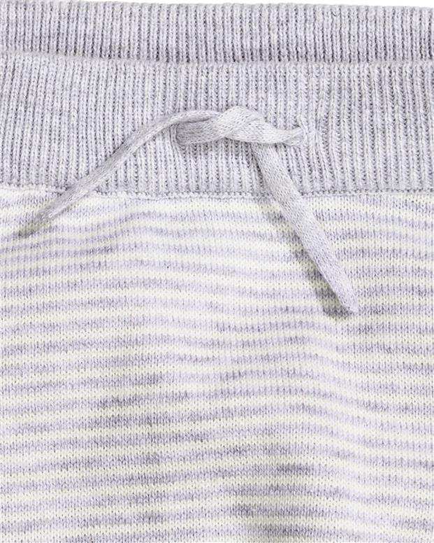 شلوار راه ‌راه نوزادی طوسی H&M