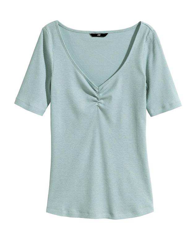 بلوز زنانه طوسی آبی H&M