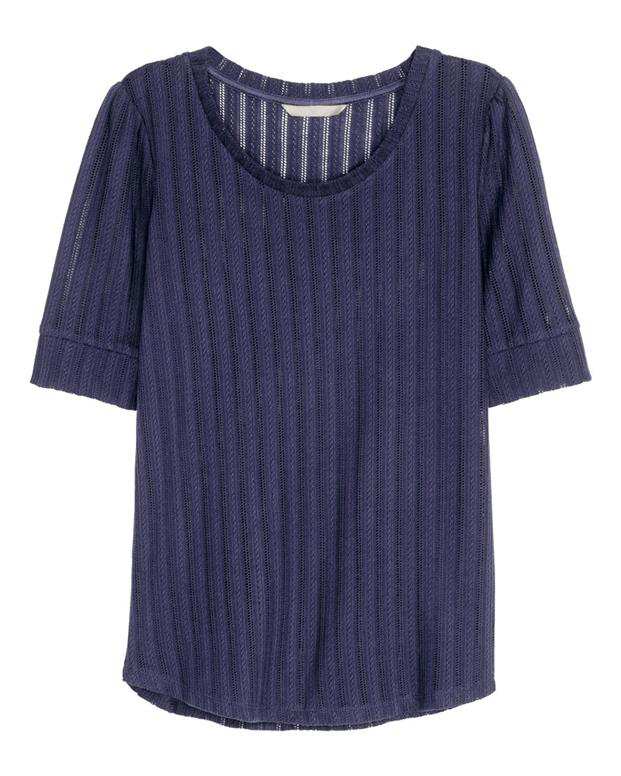 بلوز زنانه بنفش تیره H&M