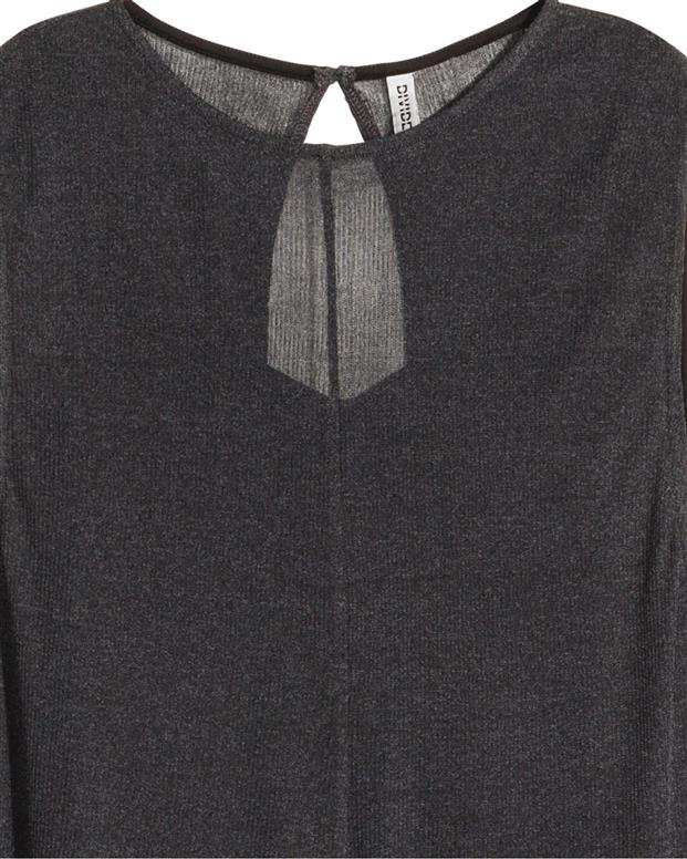 پیراهن زنانه ذغالی H&M