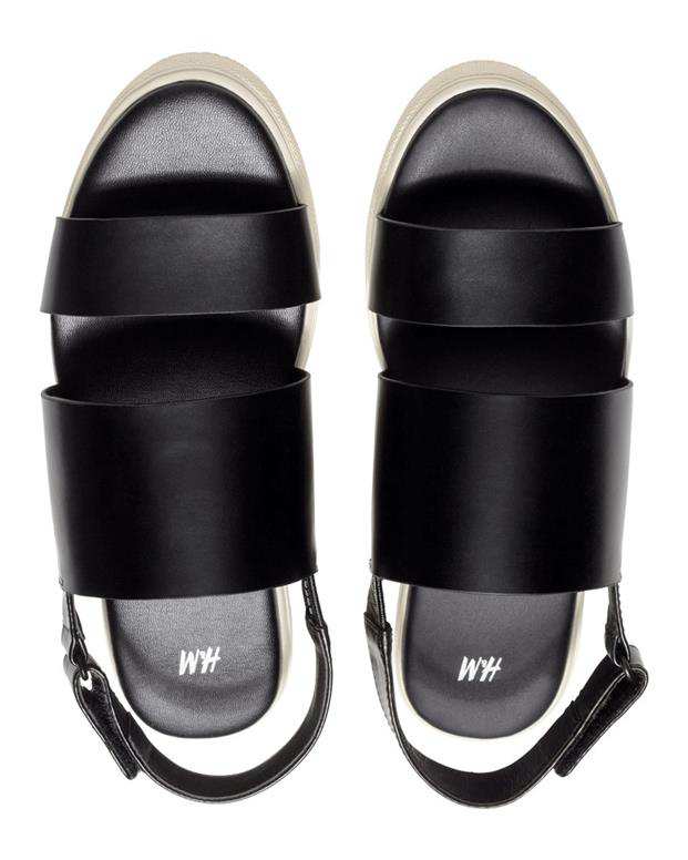 صندل زنانه مشکی H&M