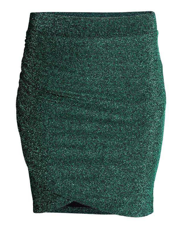 دامن لمه زنانه سبز H&M