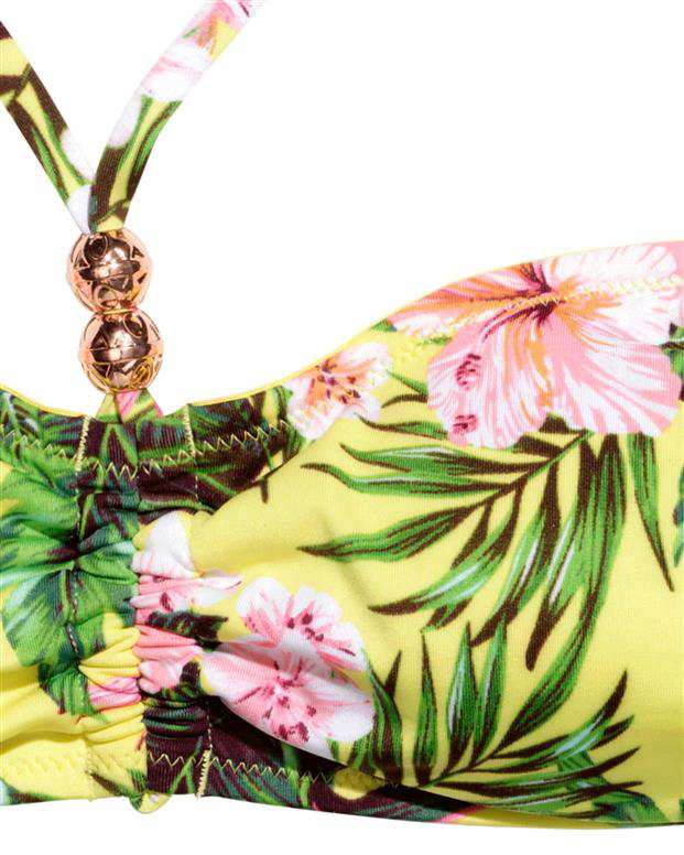 مایو بالاتنه گلدار زنانه H&M