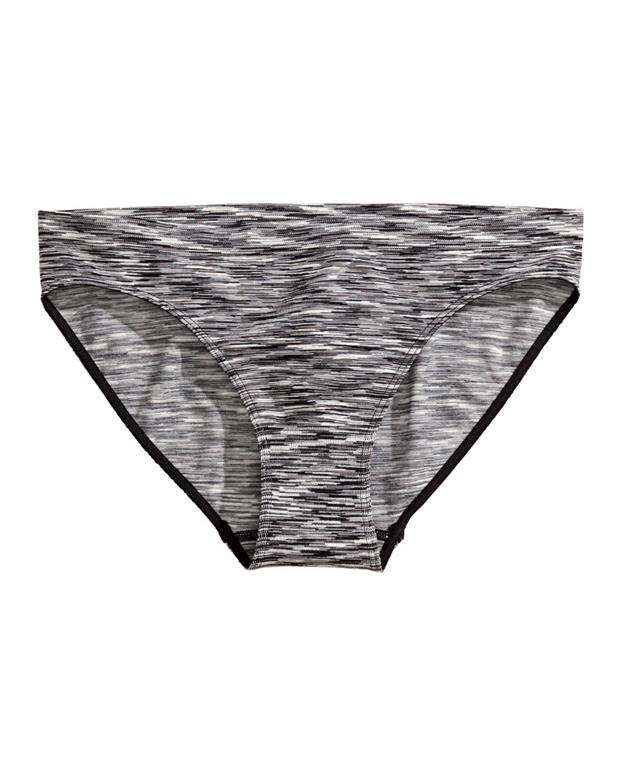 شورت زنانه خاکستری ملانژ H&M