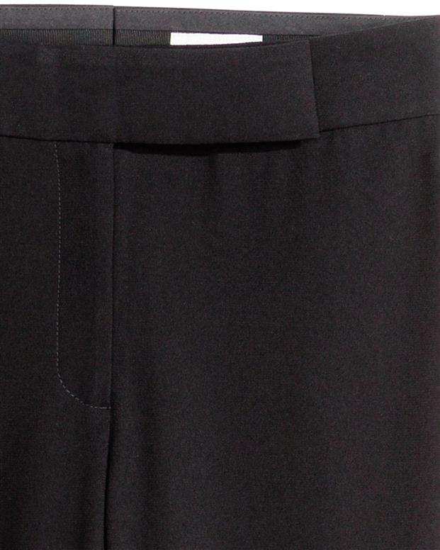 شلوار کرپ زنانه مشکی H&M