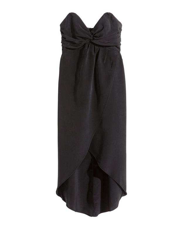 پیراهن دکلته زنانه مشکی H&M