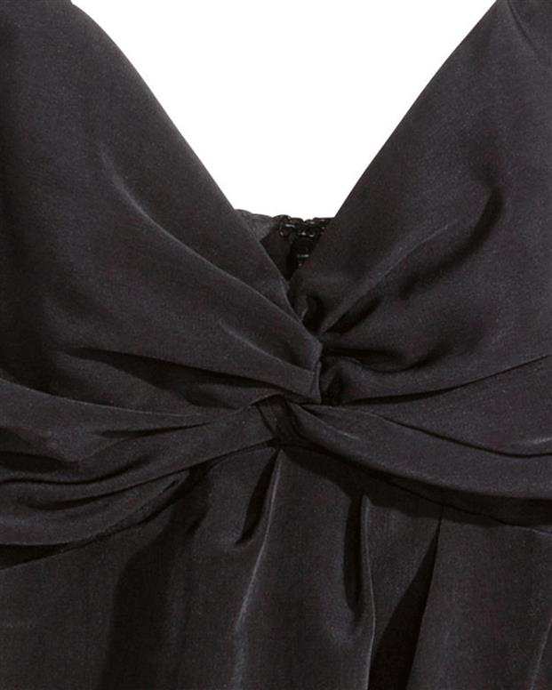پیراهن دکلته زنانه مشکی H&M