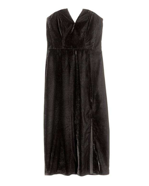 پیراهن دکلته زنانه مشکی H&M