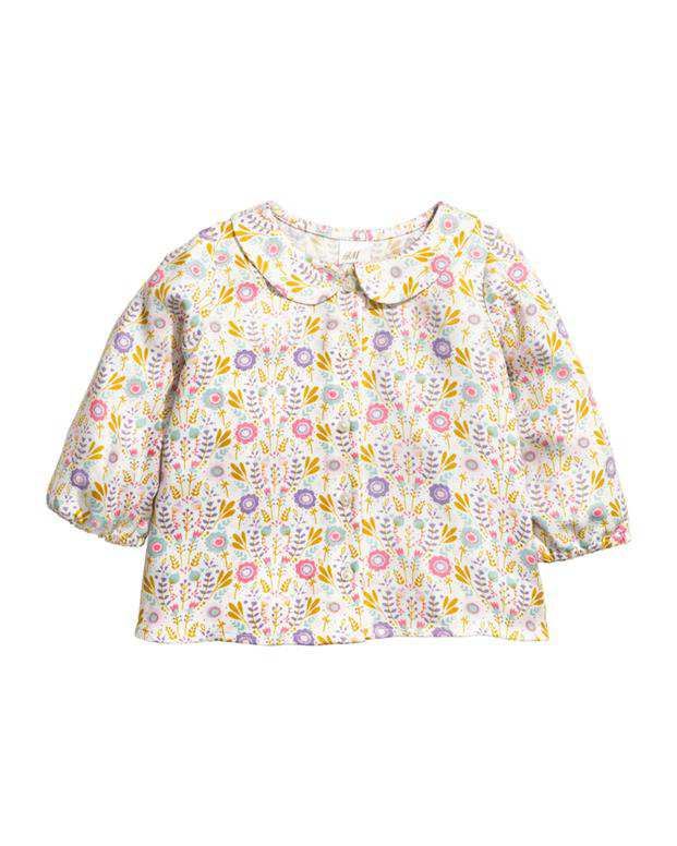 شومیز گلدار دخترانه H&M