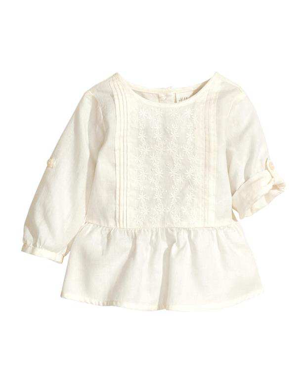 پیراهن نوزادی دخترانه شیری H&M