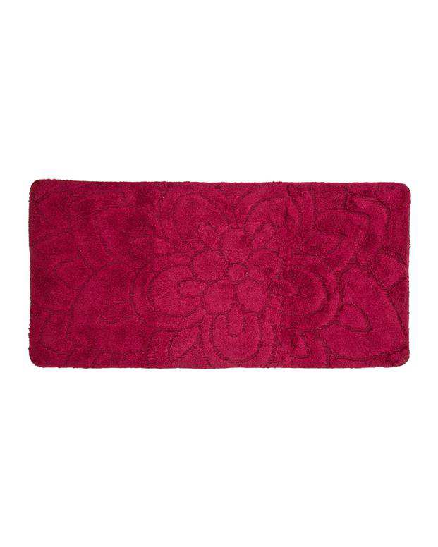 فرش تزئینی پرزدار گلدار سرخابی Beau Flor