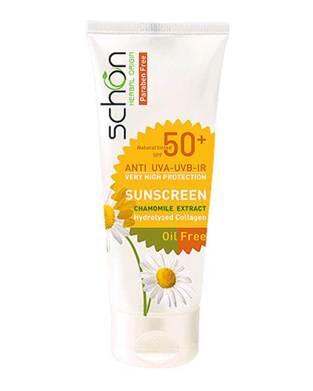 کرم محافظ آفتاب +50 SPF بژ روشن شون