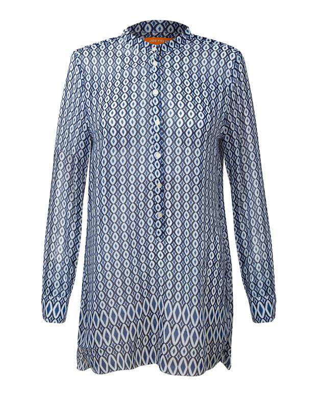 تونیک حریر زنانه سرمه ای سفید Joe Fresh