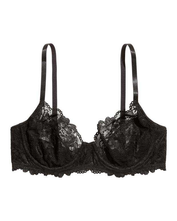 سوتین زنانه مشکی H&M