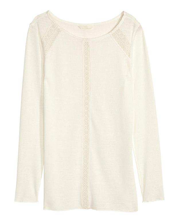 بلوز زنانه شیری H&M