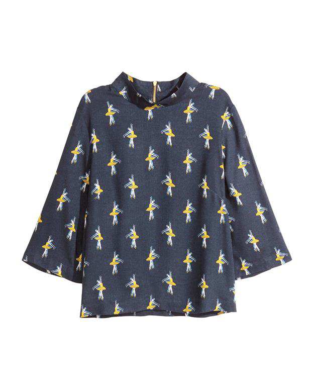 بلوز زنانه سرمه‌ای H&M