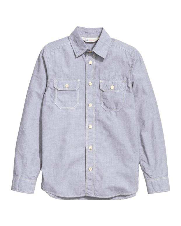 پیراهن پسرانه طوسی H&M