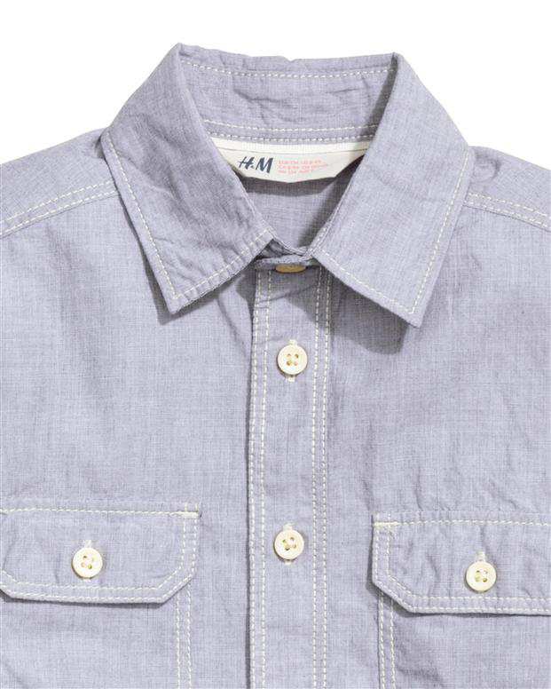 پیراهن پسرانه طوسی H&M