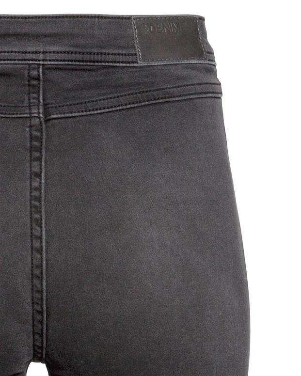 شلوار جین کشی زنانه زغالی H&M
