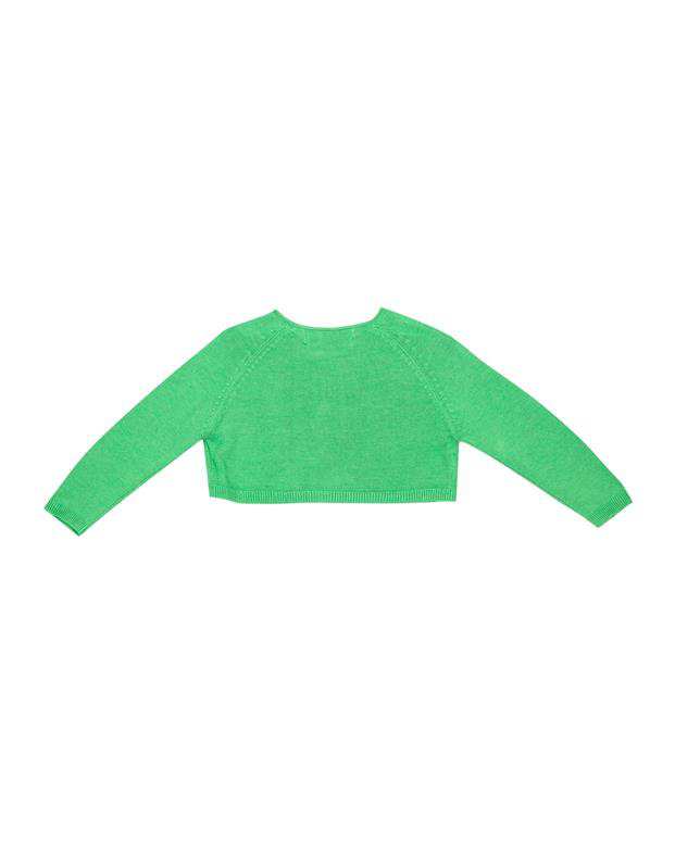 ژاکت نیم‌ تنه دخترانه سبز Zara