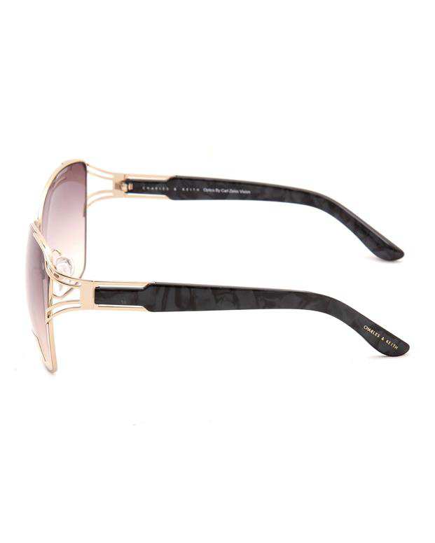 عینک آفتابی زنانه مشکی Charles & Keith CK3- 71280155