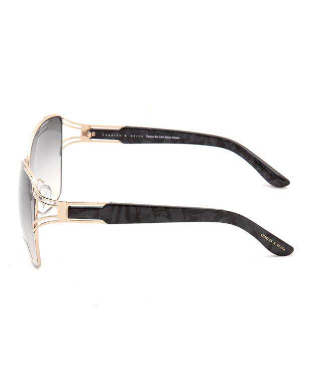 عینک آفتابی زنانه مشکی Charles & Keith CK3- 71280155