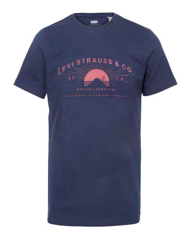 تی شرت مردانه سرمه‌ای Levis