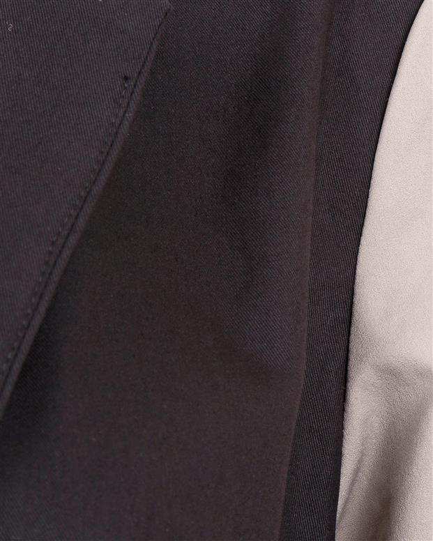 مانتو مشکی و طوسی Arabesque
