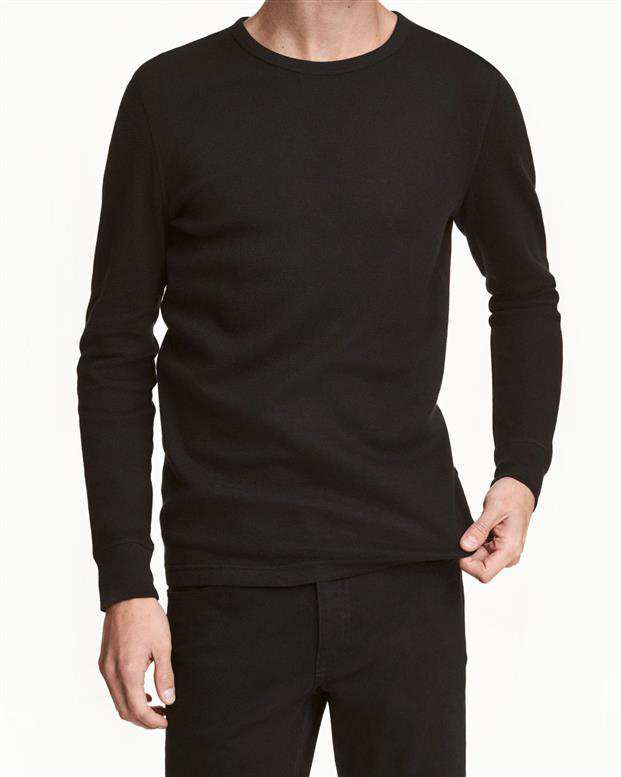 پلیور مردانه مشکی H&M