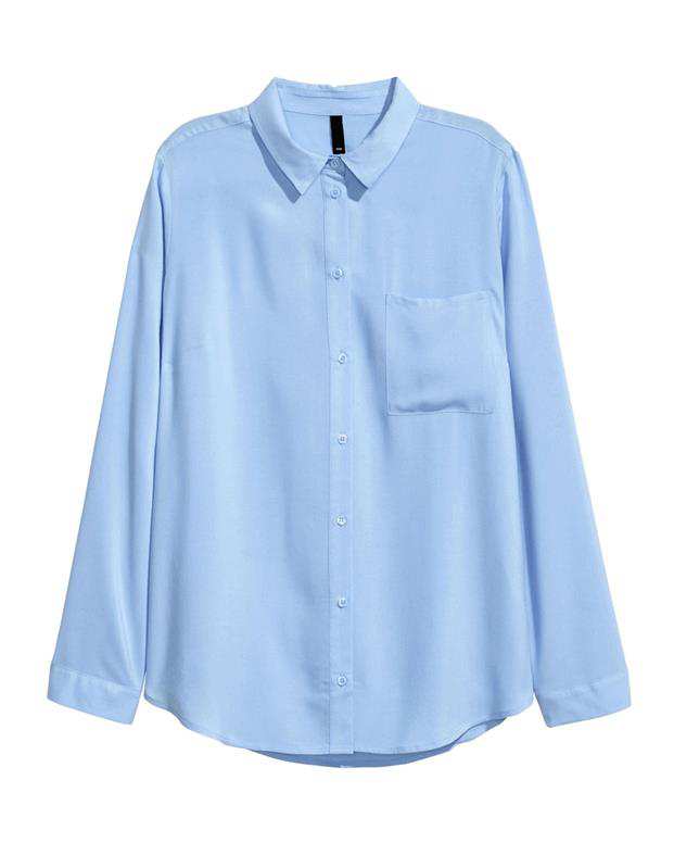 شومیز زنانه آبی H&M