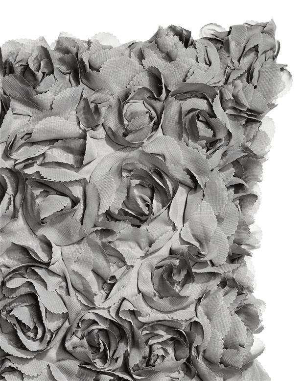 کاور کوسن گلدار طوسی H&M
