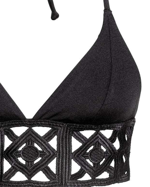 مایو بندی زنانه مشکی H&M