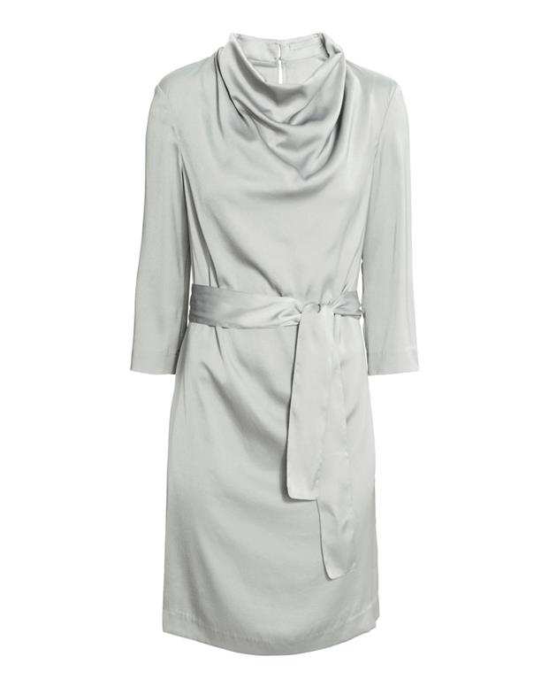 مانتو جلوبسته زنانه طوسی H&M