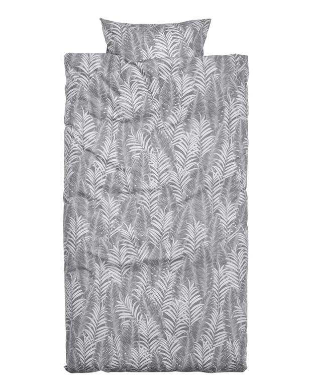 ست کاور یک نفره 2 تکه زغالی طوسی H&M