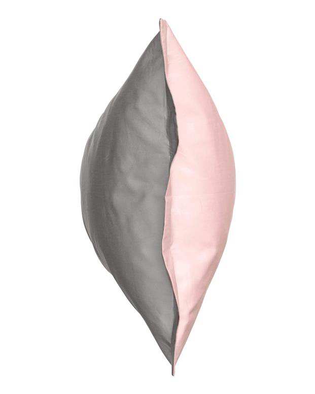 ست کاور یک نفره 2 تکه صورتی خاکستری H&M