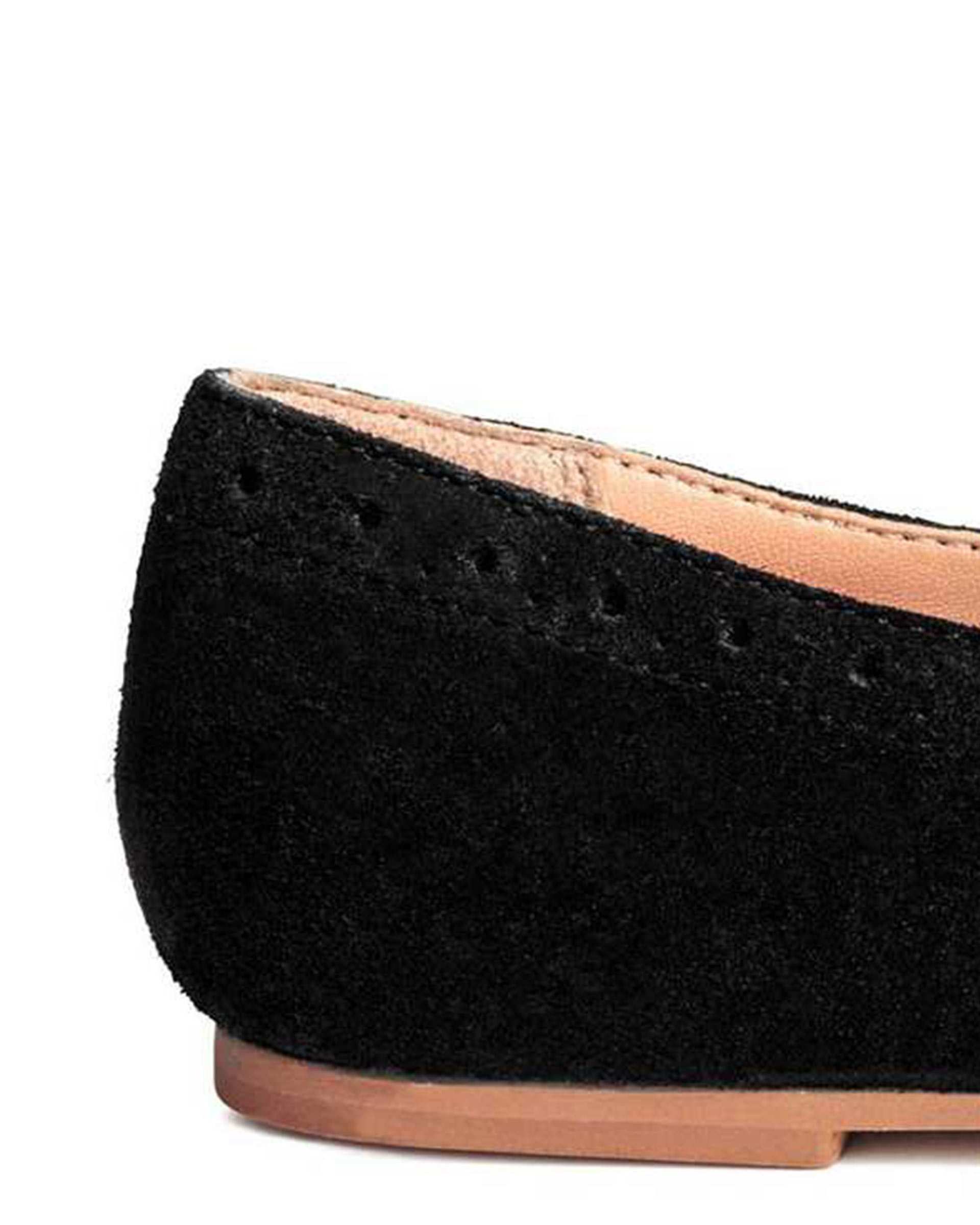 کفش تخت دخترانه مشکی H&M
