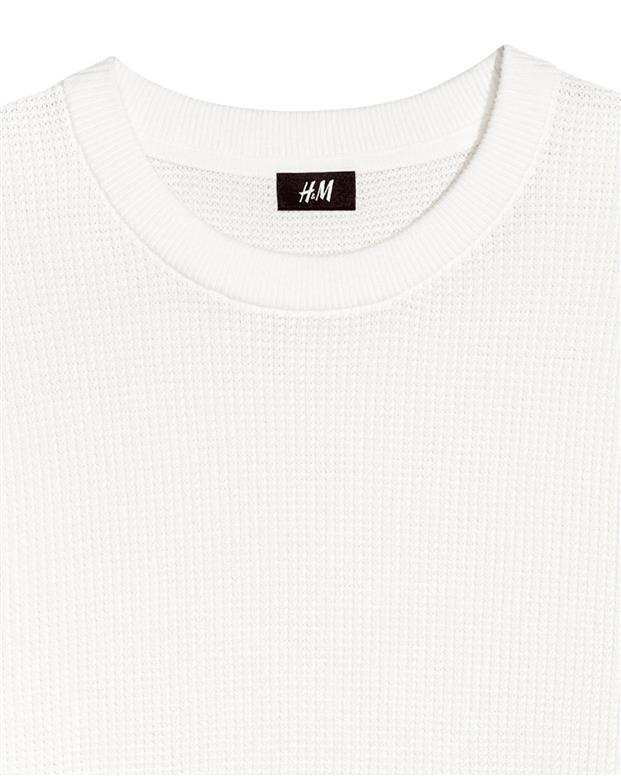 پلیور مردانه سفید H&M
