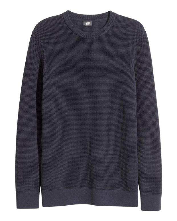 پلیور مردانه سرمه‌‌ای H&M