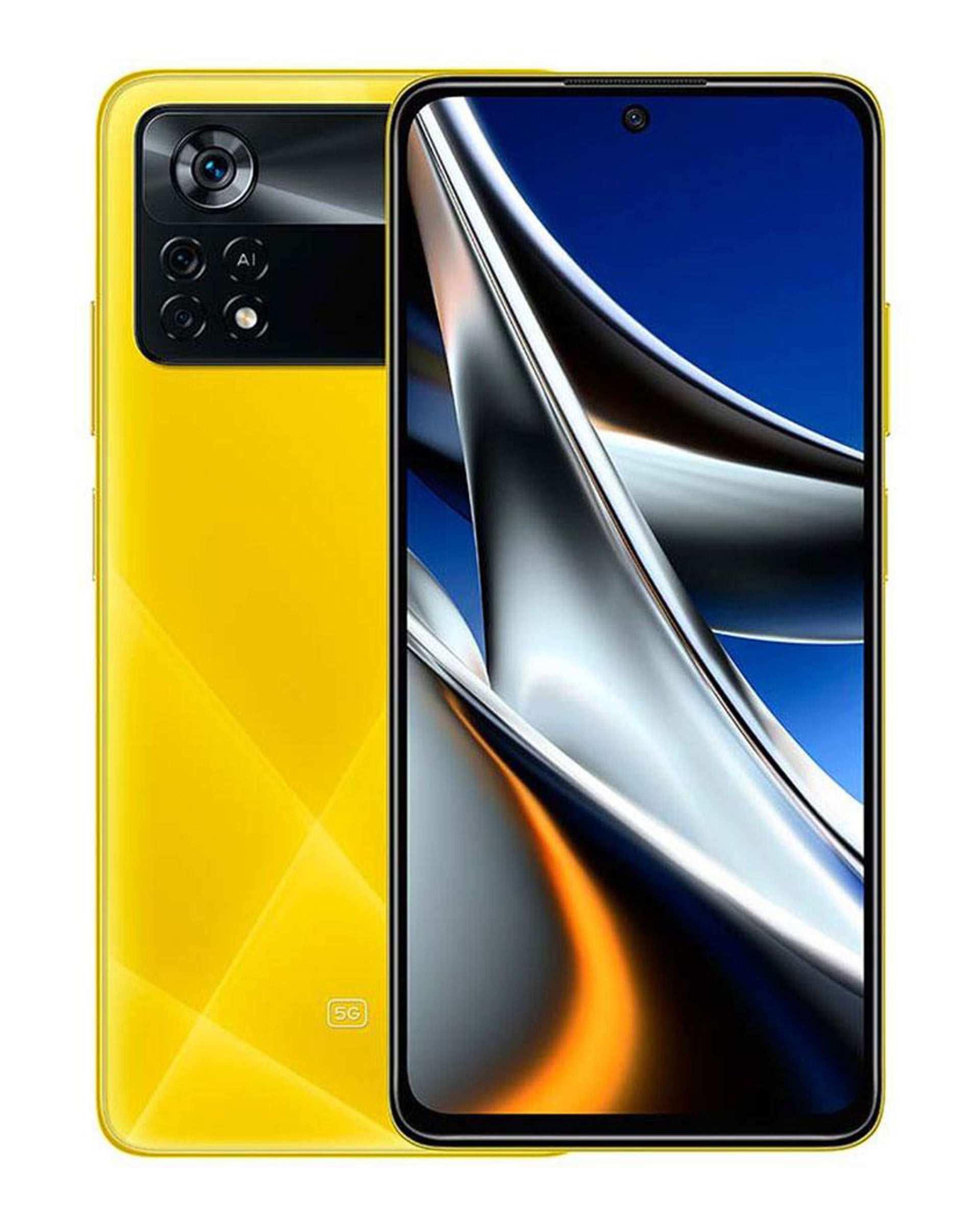 گوشی موبایل شیائومی مدل Poco X4 Pro 5G دو سیم‌ کارت ظرفیت 128 گیگابایت و رم 6 گیگابایت زرد