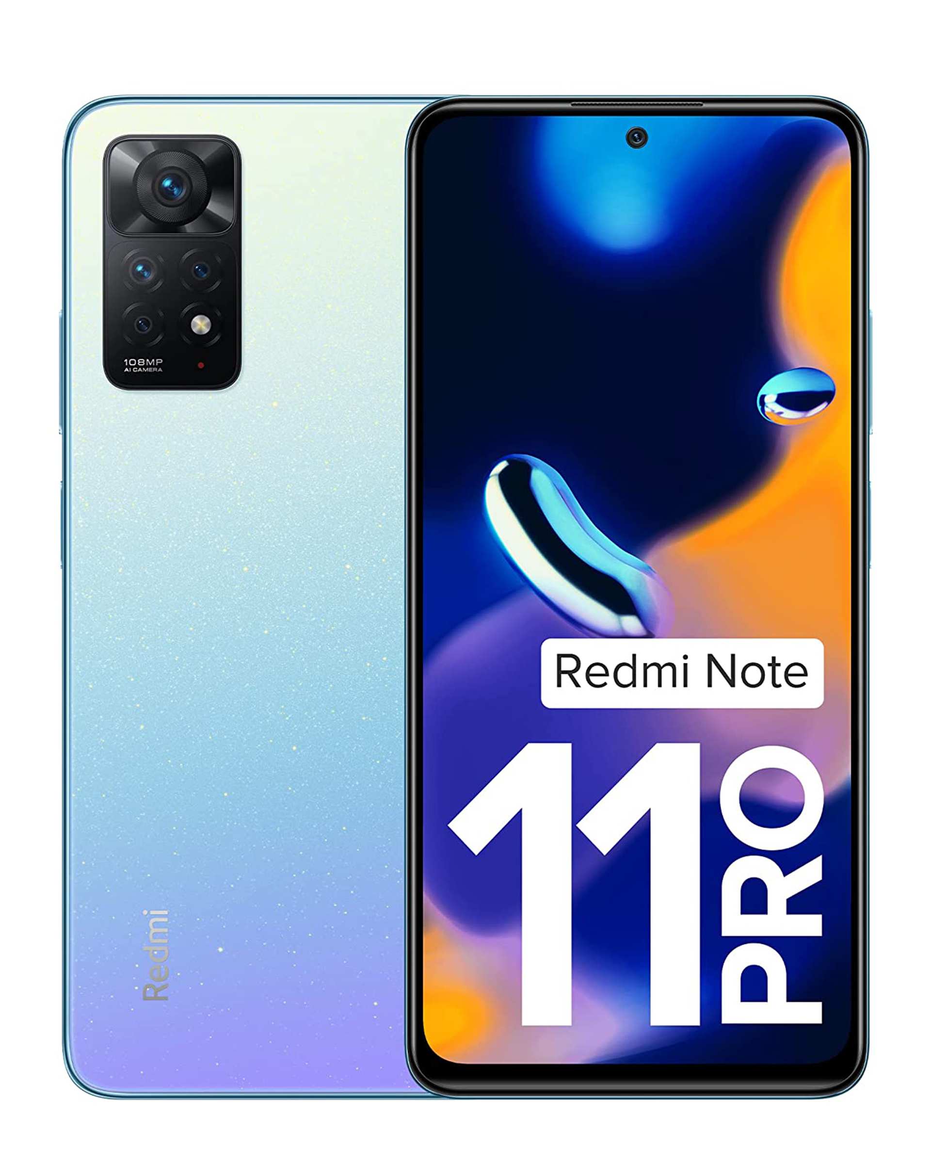 گوشی موبایل شیائومی مدل Redmi Note 11 Pro دو سیم‌ کارت ظرفیت 128 گیگابایت و رم 6 گیگابایت آبی