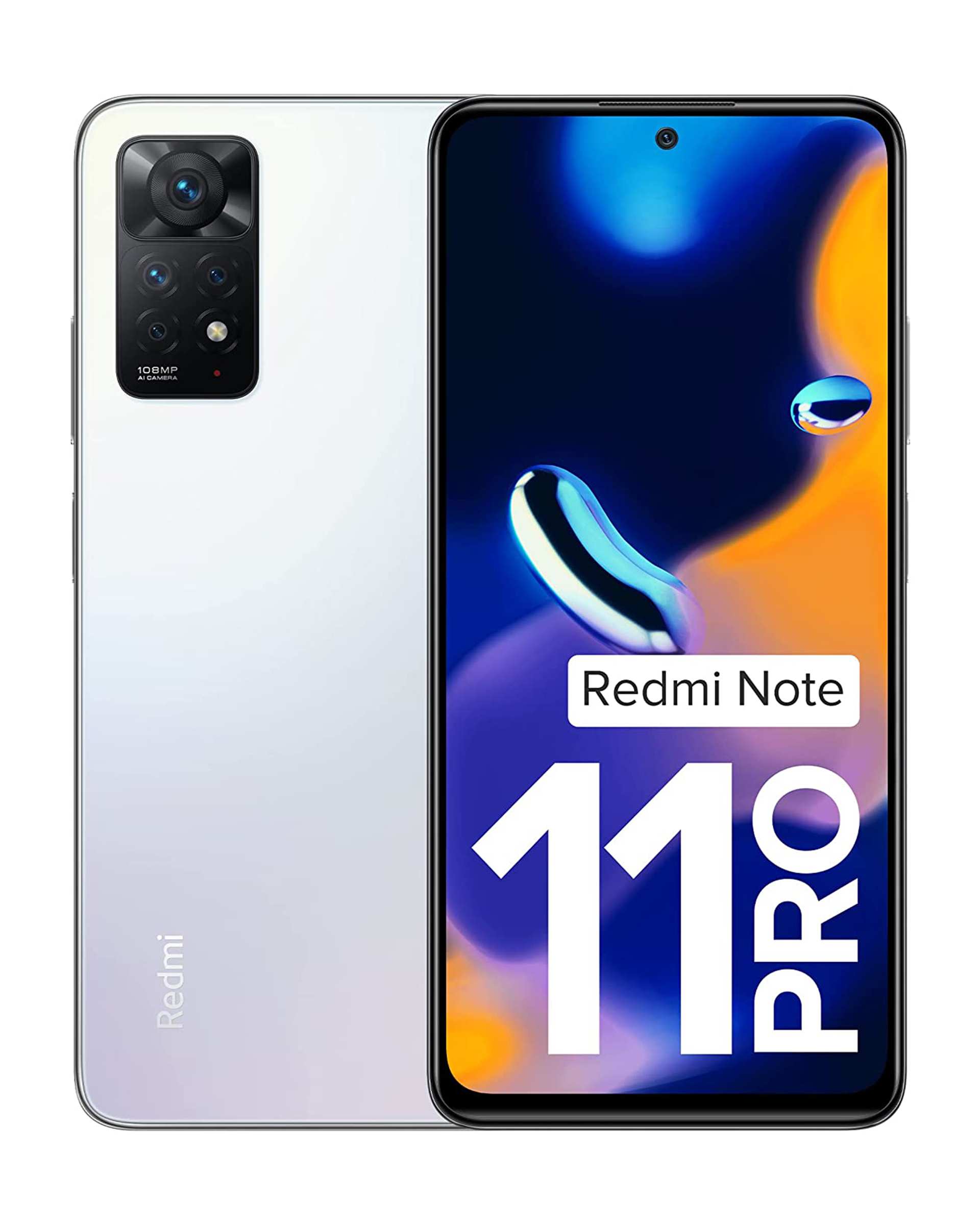 گوشی موبایل شیائومی مدل Redmi Note 11 Pro دو سیم‌ کارت ظرفیت 128 گیگابایت و رم 6 گیگابایت سفید