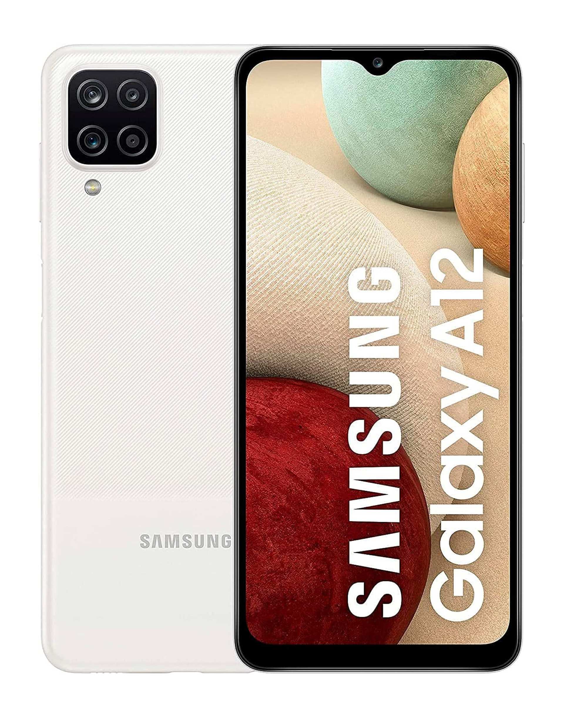 گوشی موبایل سامسونگ مدل Galaxy A12 Nacho دو سیم‌ کارت ظرفیت 64 گیگابایت و رم 4 گیگابایت سفید