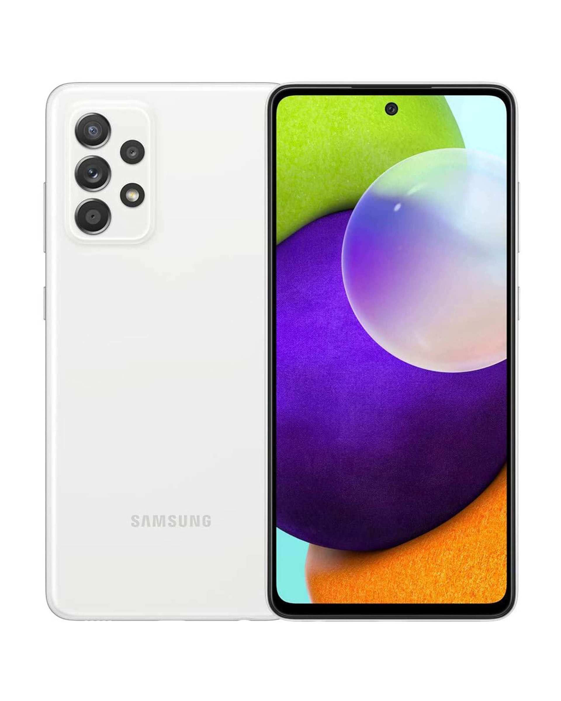 گوشی موبایل سامسونگ Galaxy A52 دو سیم کارت ظرفیت 256 گیگابایت و رم 8 گیگابایت سفید