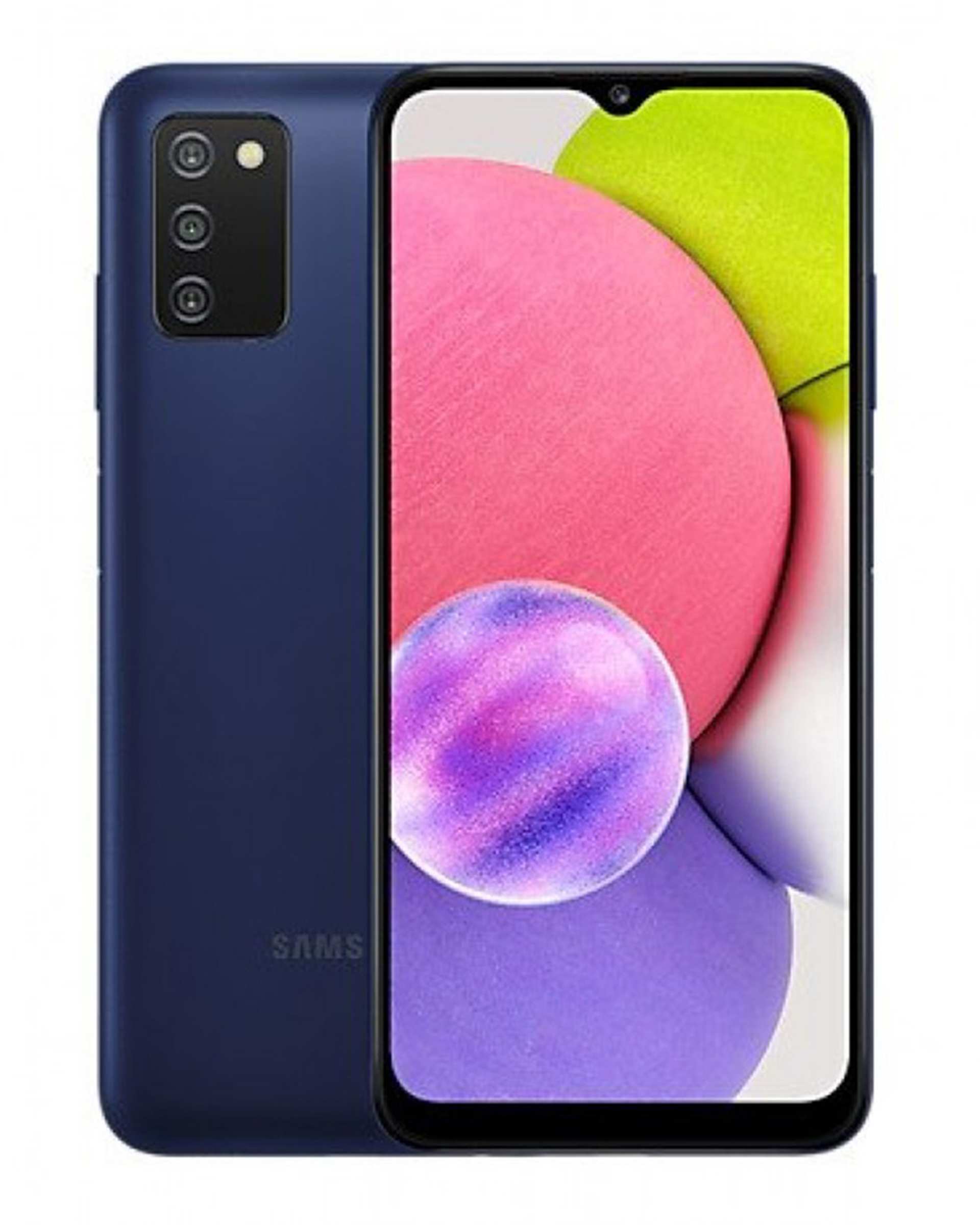 گوشی موبایل سامسونگ Galaxy A03s دو سیم کارت ظرفیت 64 گیگابایت و 4 گیگابایت رم آبی